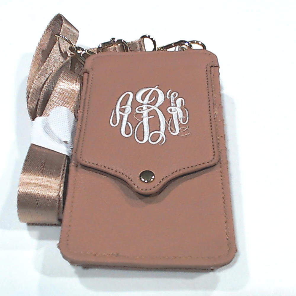 BLOOPER BAG: Monogrammed Phone Crossbody