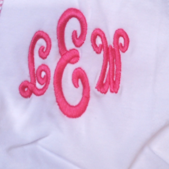 BLOOPER SWIM: Monogrammed Sleeveless Cover Up