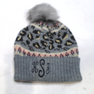 BLOOPER ACCESSORY: Monogrammed Pom Pom Beanie