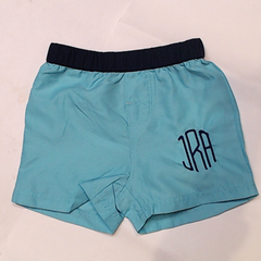 BLOOPER KIDS: Monogrammed Boys Swim Trunks