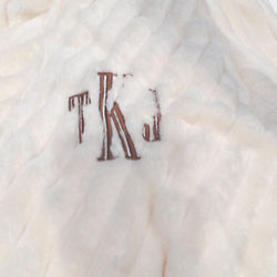 BLOOPER CLOTHING: Monogrammed Plush Robe