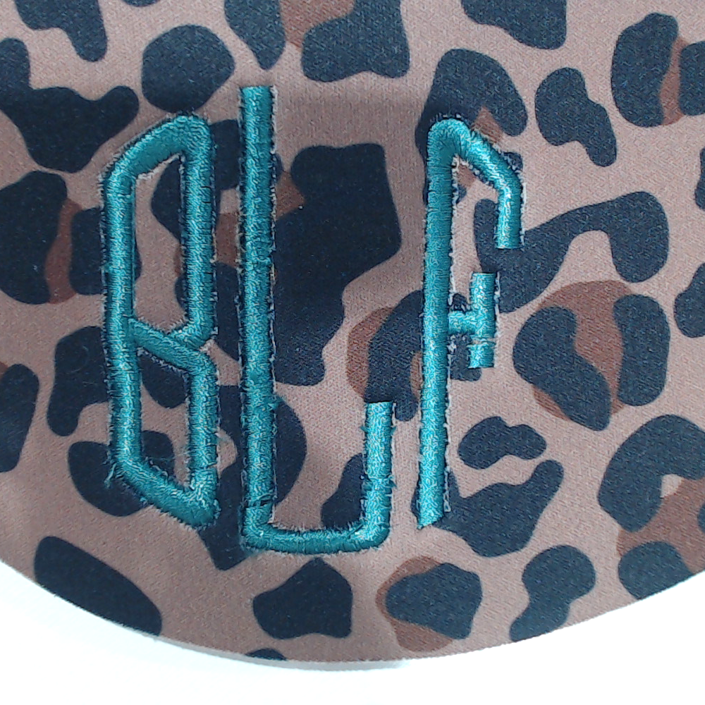 BLOOPER ACCESSORY: Monogrammed Foam Adjustable Visor