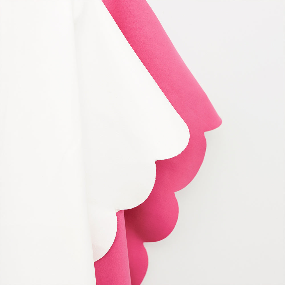 duo scalloped cover up up close