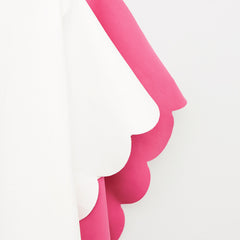 duo scalloped cover up up close