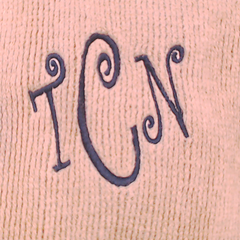 BLOOPER CLOTHING: Monogrammed Poncho Wrap