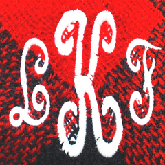 BLOOPER ACCESSORY: Monogrammed Scarf