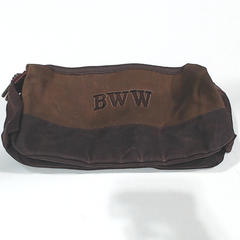 BLOOPER BAG: Personalized Waxed Canvas Dopp Kit