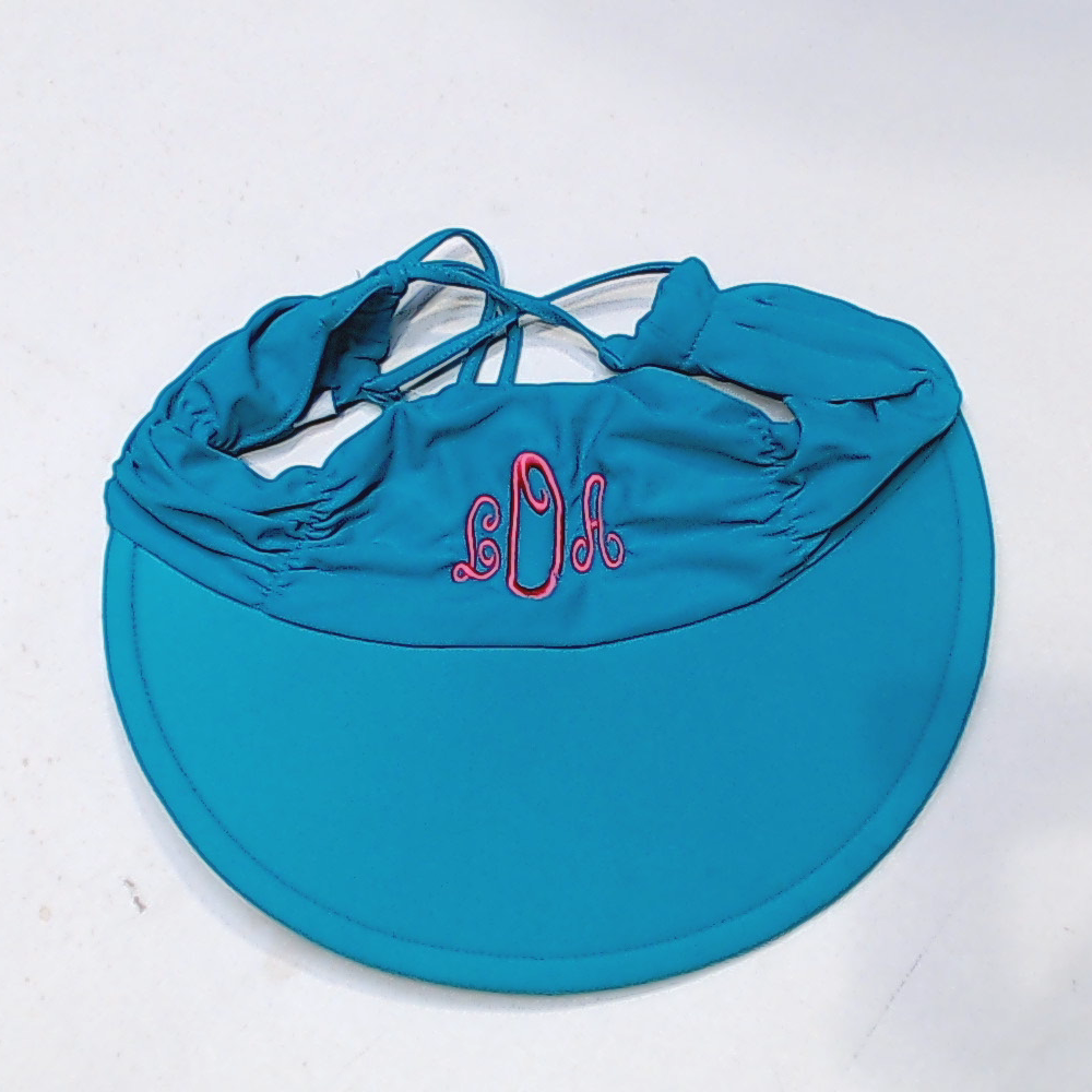 BLOOPER SWIM: Monogrammed Swim Visor