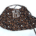 BLOOPER SWIM: Monogrammed High Neck Bikini Top