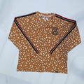 BLOOPER KIDS: Monogrammed Kids Striped Sleeve Shirt