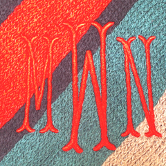 BLOOPER KIDS: Monogrammed Kids Striped Poncho