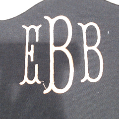 BLOOPER BAG: Monogrammed Wavy Top Weekender
