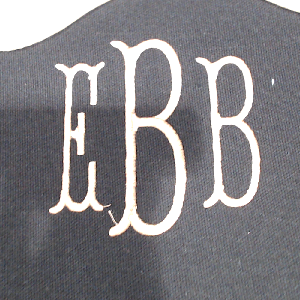 BLOOPER BAG: Monogrammed Wavy Top Weekender