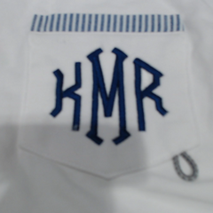BLOOPER KIDS: Monogrammed Kids Long Sleeve Dockside Shirt
