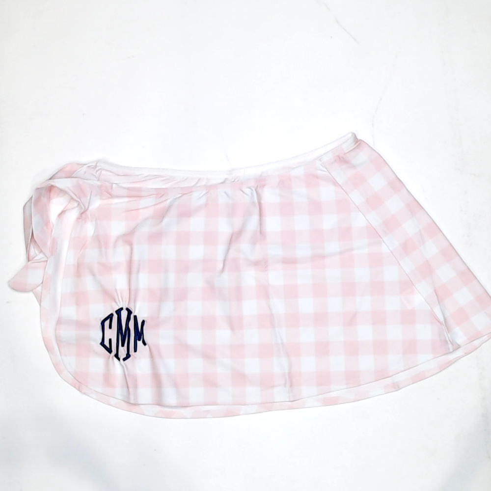 BLOOPER SWIM: Monogrammed Sarong
