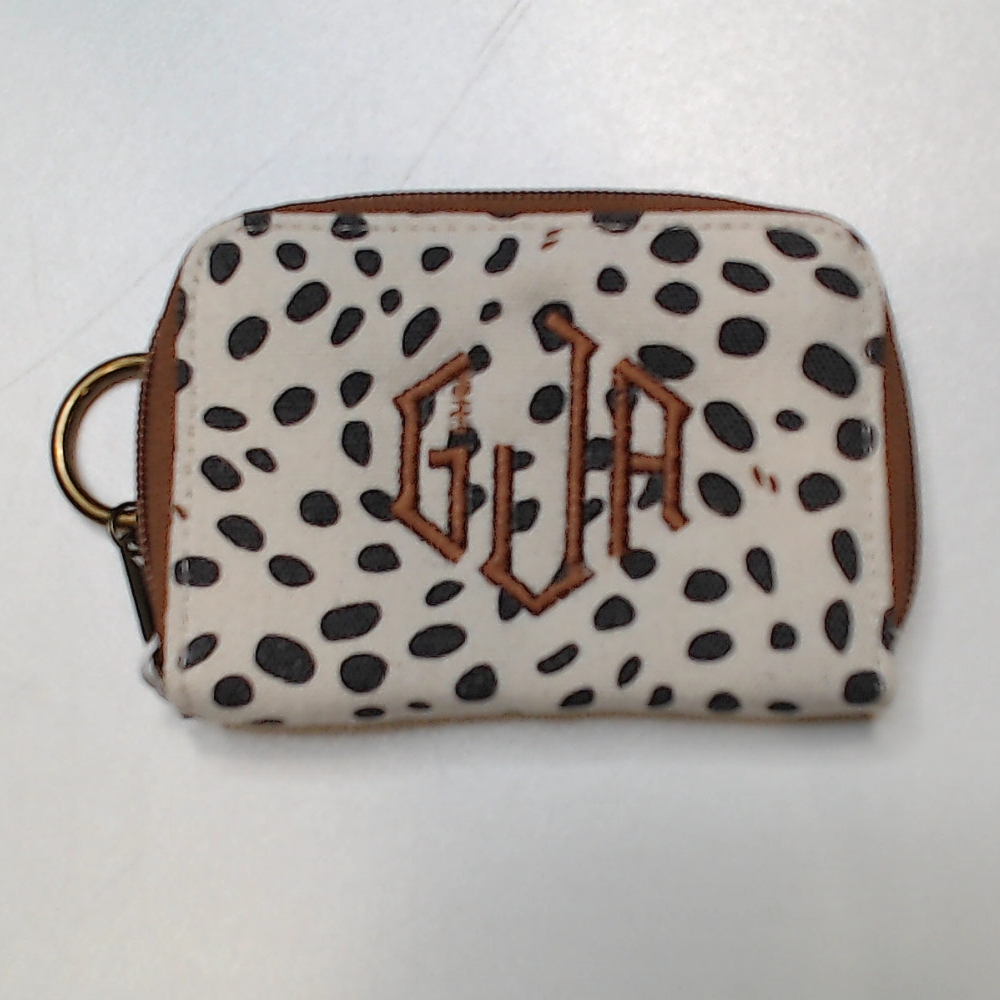 BLOOPER ACCESSORY: Monogrammed Keychain Wallet