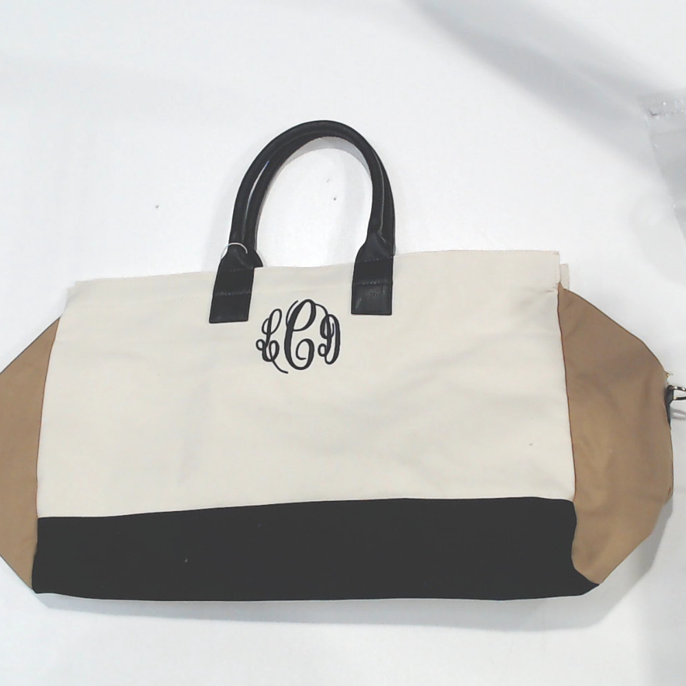 BLOOPER BAG: Monogrammed Upscale Weekender