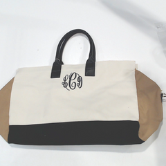 BLOOPER BAG: Monogrammed Upscale Weekender