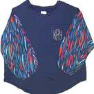 BLOOPER CLOTHING: Monogrammed Puff Sleeve Top