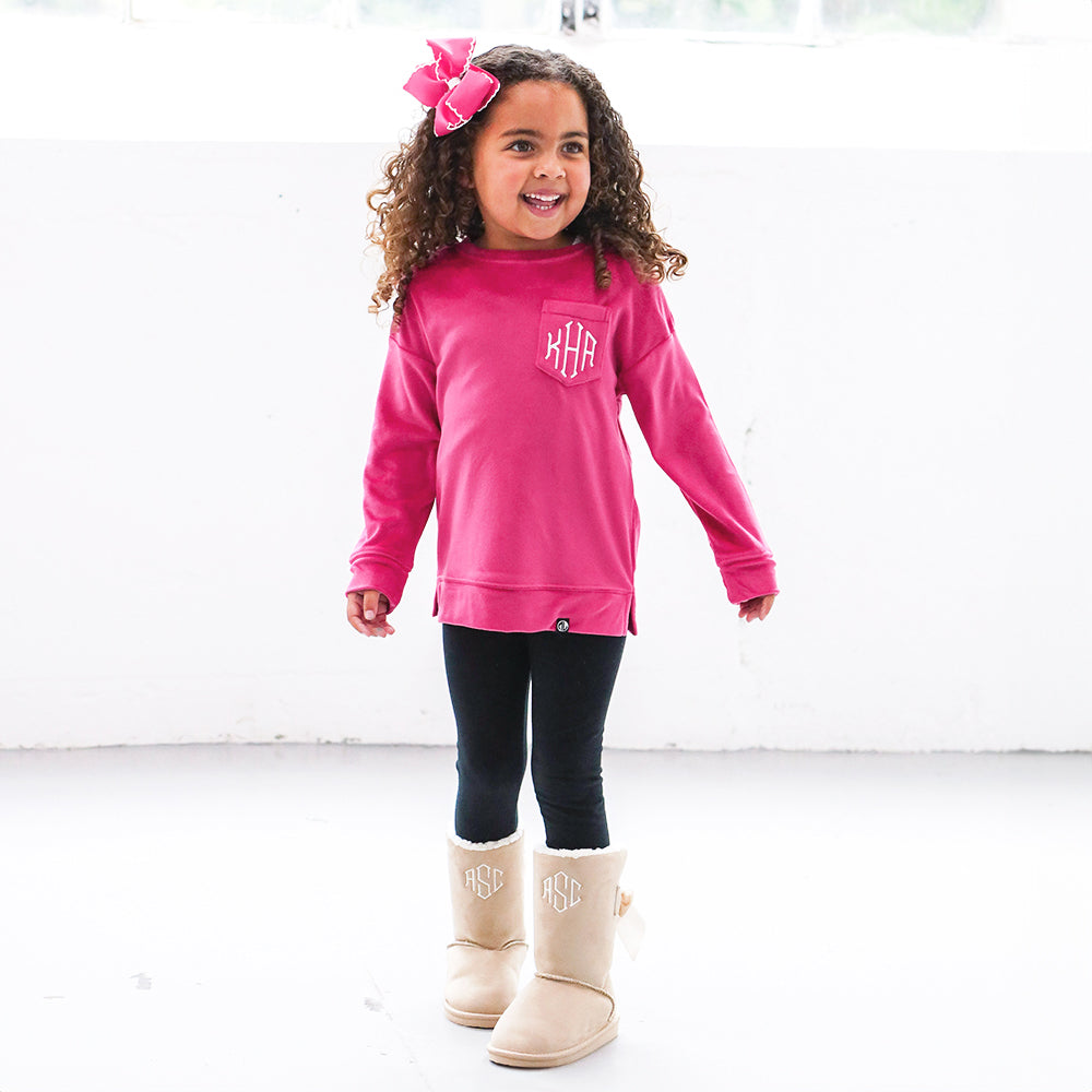[aubri] berry kids softspun sweatshirt on aubri