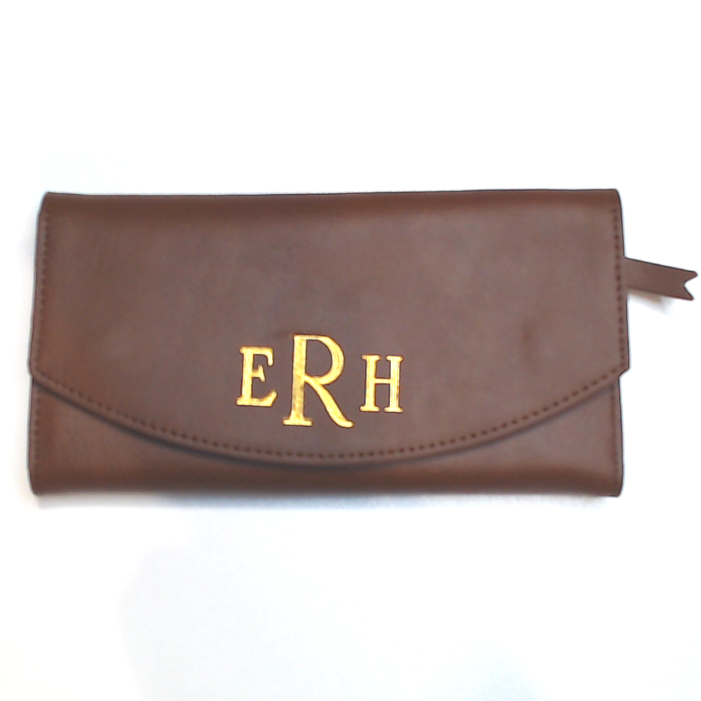 BLOOPER ACCESSORY: Monogrammed Leather Wallet