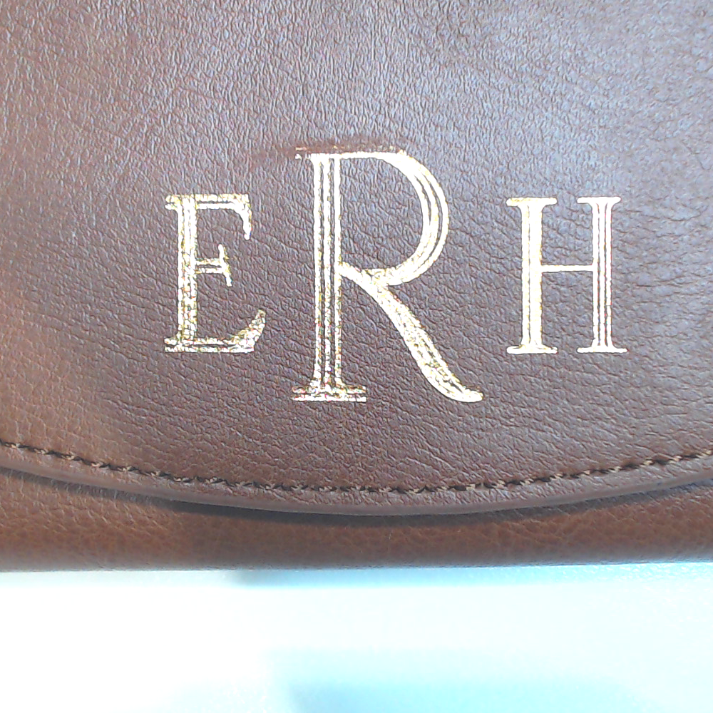 BLOOPER ACCESSORY: Monogrammed Leather Wallet