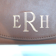 BLOOPER ACCESSORY: Monogrammed Leather Wallet