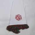 BLOOPER ACCESSORY: Monogrammed Dish Towel