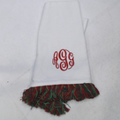 BLOOPER ACCESSORY: Monogrammed Dish Towel