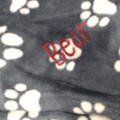 BLOOPER ACCESSORY: Personalized Dog Blanket