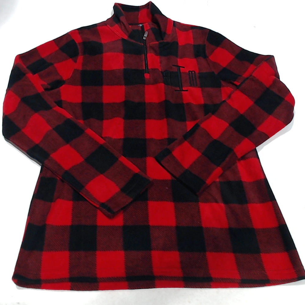 BLOOPER CLOTHING: Monogrammed Plaid Fleece Pullover