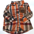 BLOOPER KIDS: Monogrammed Kids Plaid Layering Tunic