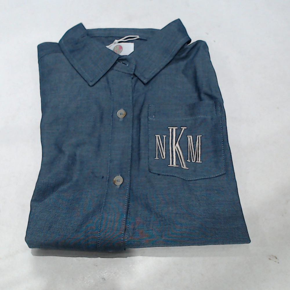 BLOOPER KIDS: Monogrammed Kids Button Down Tunic
