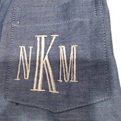BLOOPER KIDS: Monogrammed Kids Button Down Tunic