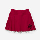 Monogrammed Skort | Crimson