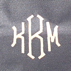 BLOOPER BAG: Monogrammed Makeup Bag