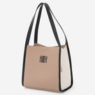 Monogrammed Shoulder Tote | Tan