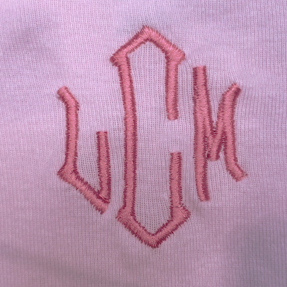 BLOOPER KIDS: Monogrammed Baby Layette Gown