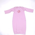 BLOOPER KIDS: Monogrammed Baby Layette Gown