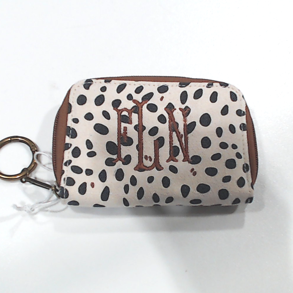 BLOOPER BAG: Monogrammed Keychain Wallet