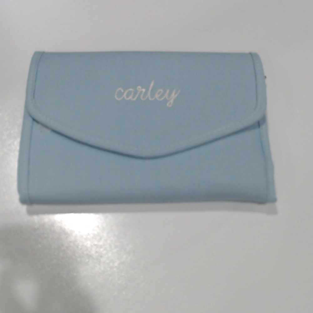 BLOOPER ACCESSORY: Monogrammed Travel Jewelry Organizer