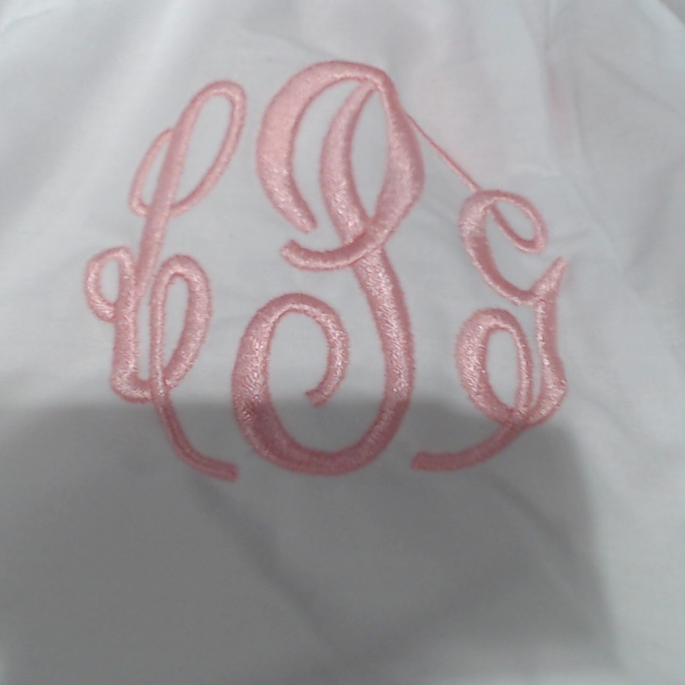 BLOOPER KIDS: Monogrammed White Eyelet Baby Bloomers