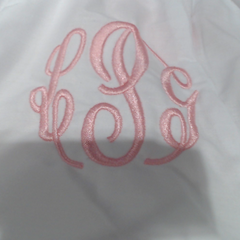 BLOOPER KIDS: Monogrammed White Eyelet Baby Bloomers