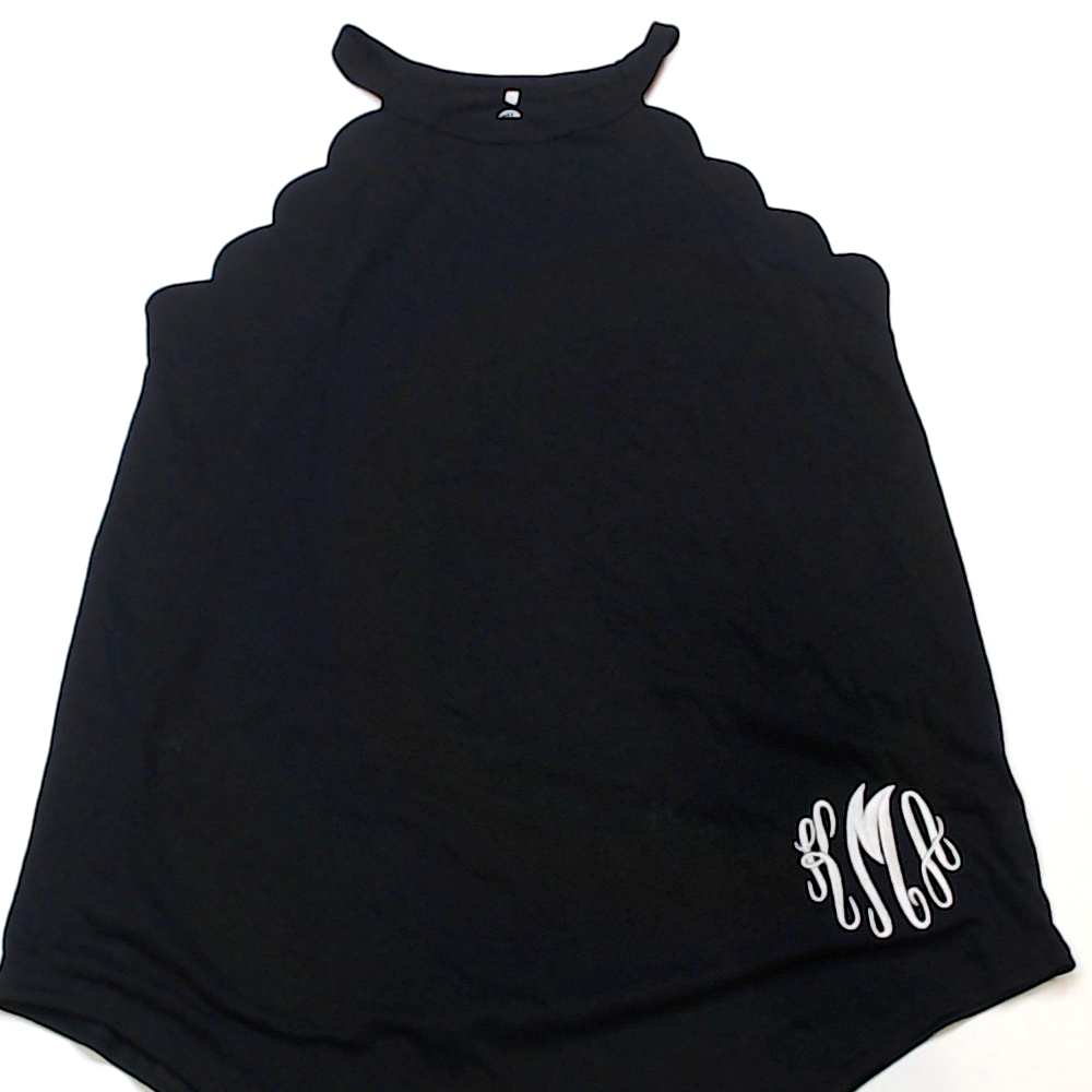 BLOOPER CLOTHING: Monogrammed Tank Top