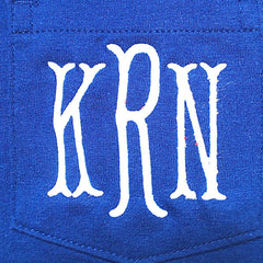BLOOPER KIDS: Monogrammed Kids Short Sleeve Shirt