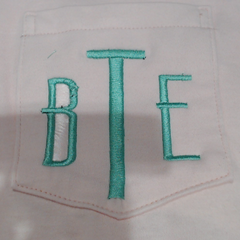 BLOOPER CLOTHING: Monogrammed Long Sleeve Shirt