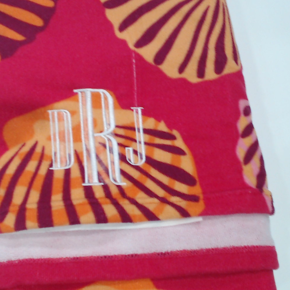 BLOOPER SWIM: Monogrammed Beach Towel