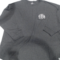 BLOOPER CLOTHING: Monogrammed Long Sleeve Shirt
