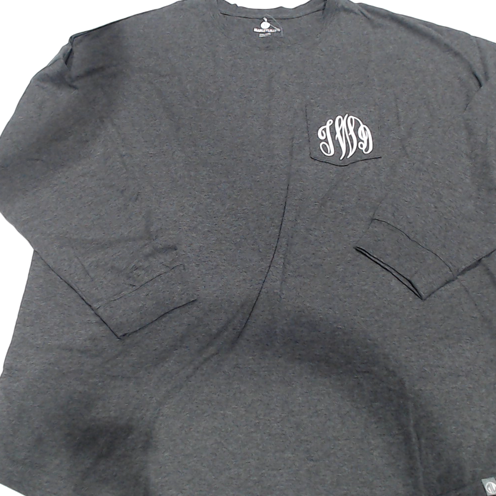 BLOOPER CLOTHING: Monogrammed Long Sleeve Shirt