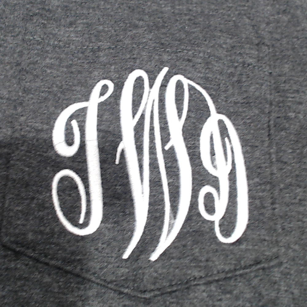 BLOOPER CLOTHING: Monogrammed Long Sleeve Shirt